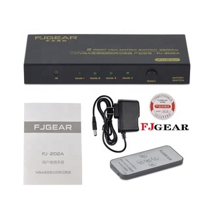 Matriz VGA Fjgear de 2 entradas y 2 salidas, entrada de señal VGA bidireccional al mismo tiempo boradwidth 250MHz 1080p - Product Image 5