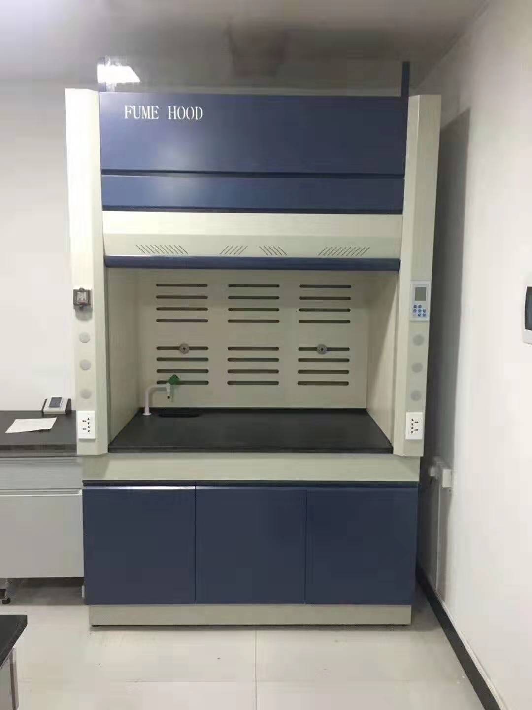 Chemical Lab Fume Hood & Cupboard, Laboratory Ducted Fume Hood Steel Lab Fume Hood