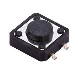 Taktsc halter Berührungs schalter 12x12x5mm 7.3 H4.3 Quadratischer Kopf Plug-in Patch Ring Seitens tift Druckknopf schalter - Product Image 2