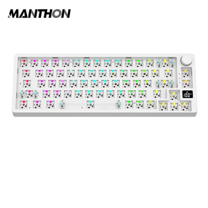 DK67V2 Wireless Mechanical <strong>Keyboard</strong> Kit With Knob DIY 66-<strong>Key</strong> RGB Full-<strong>Key</strong> Hot Swappable <strong>Keyboard</strong> Kit - Product Image 1