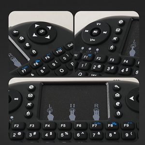 2,4G retroiluminado Air Mouse Multi Idioma remoto I8 Mini teclado inalámbrico con panel táctil para Android TV Box PC - Product Image 5