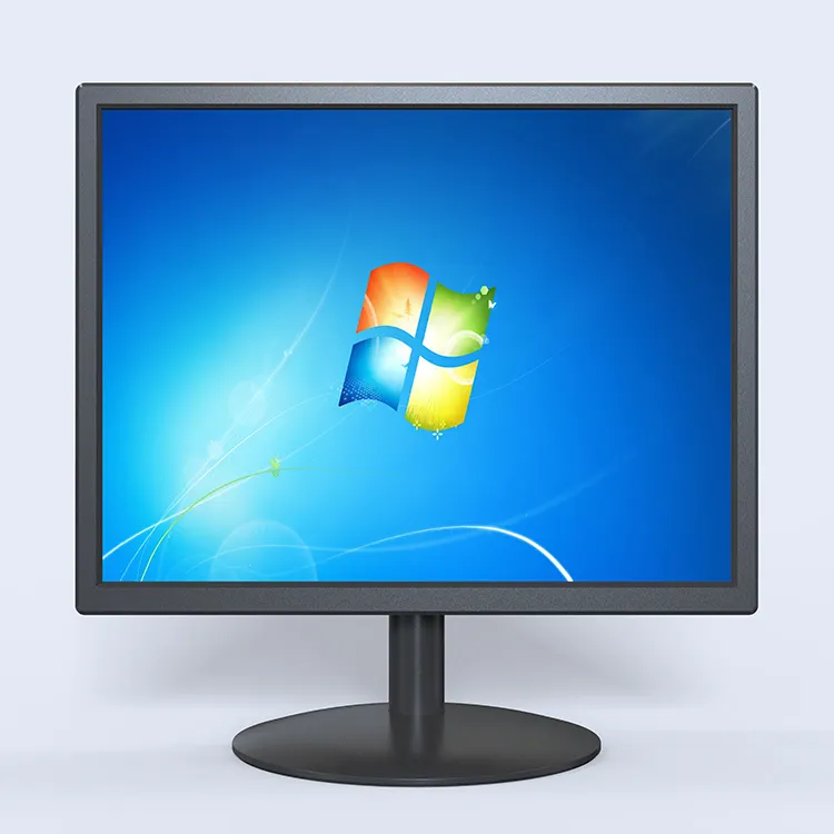 Yüksek parlaklık HD masaüstü 17 18.5 19 20 21.5 22 24 inç geniş ekran bilgisayar monitörleri PC kullanılan LCD monitörler