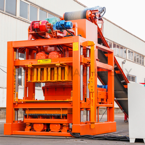 <strong>QTJ4</strong>-<strong>26C</strong> Interlocking Hollow <strong>Block</strong> Making <strong>Machine</strong> Paving Brick Cutting <strong>Machine</strong> with Engine Core Component - Product Image 2
