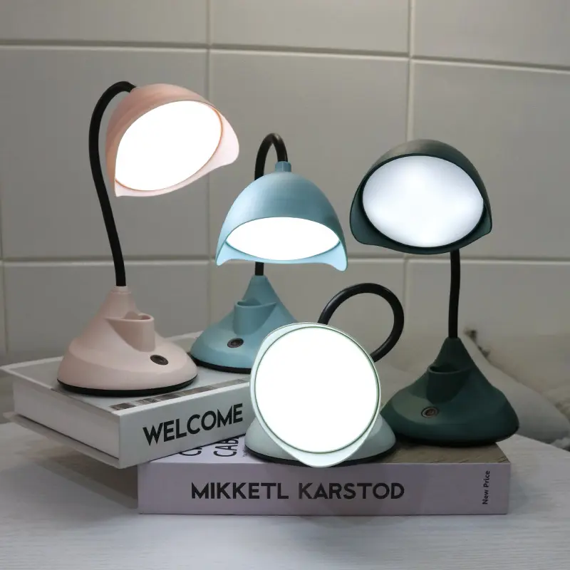 TAIKOO-Lámpara Led plegable para lectura, creativa, de protección ocular, Simple, moderna, inalámbrica, para escritorio y Mesa