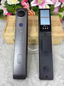Tuya Gateway WiFi Electronic Lock <span class=keywords><strong>Intercom</strong></span> System Smart Stahltür Gesichts erkennungs kamera Aluminium legierung Speicher karten daten
