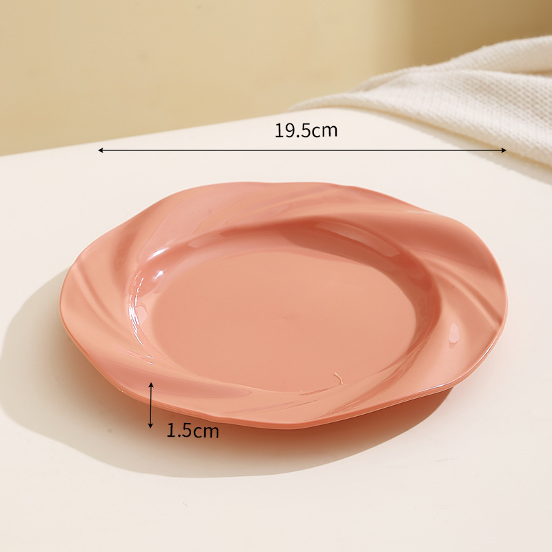 Pasta plate - pink