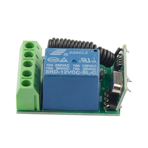 DC12V 10A 315/433MHz 1 Channel <strong>Wireless</strong> <strong>Relay</strong> RF Remote <strong>Control</strong> Switch Receiver - Product Image 4