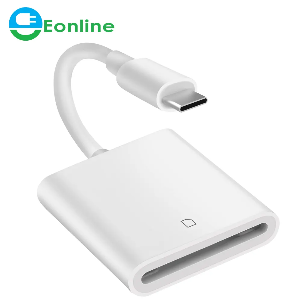 Lettore di schede SD EONLINE adattatore per lettore di schede mobili lettore di schede SD per fotocamera cavo adattatore USB OTG e adattatore per telefono cellulare