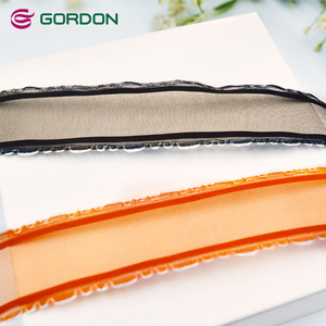 ริบบิ้นกอร์ดอนผสมสี25มม. ขอบคลื่นสีขาวผ้าโปร่งบางคุณภาพสูงสีทึบ - Product Image 5