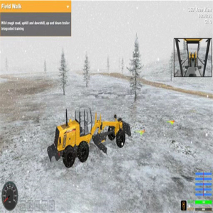 VR Grader Training Simulator Driver <strong>Simulation</strong> Teaching Simulator