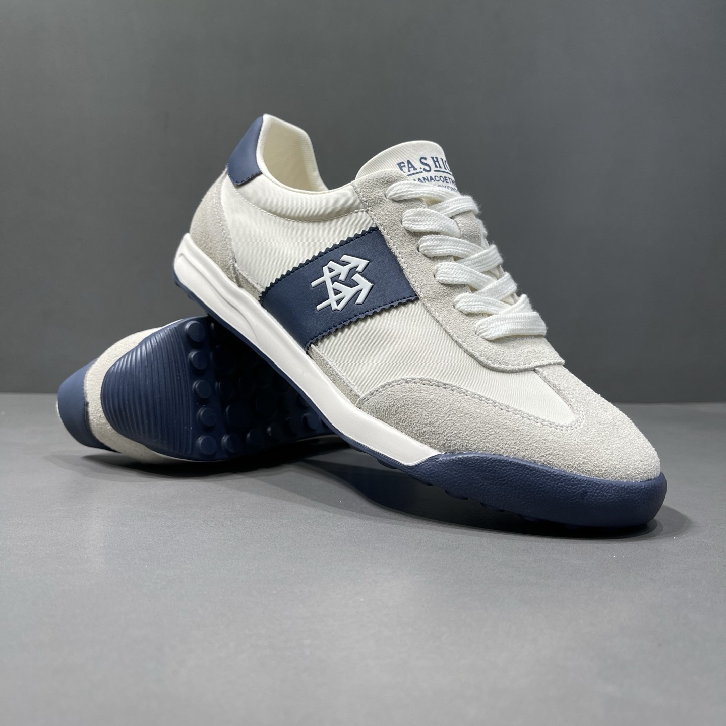 White and blue