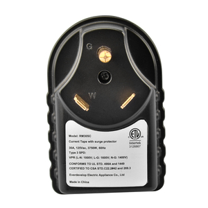30 AMP RV Surge Protector RV Power Defender Điện Áp Protector Vòi Hiện Tại 30A 125V Hấp Thụ Điện Áp Cao Gai Và Tăng ETL - Product Image 3