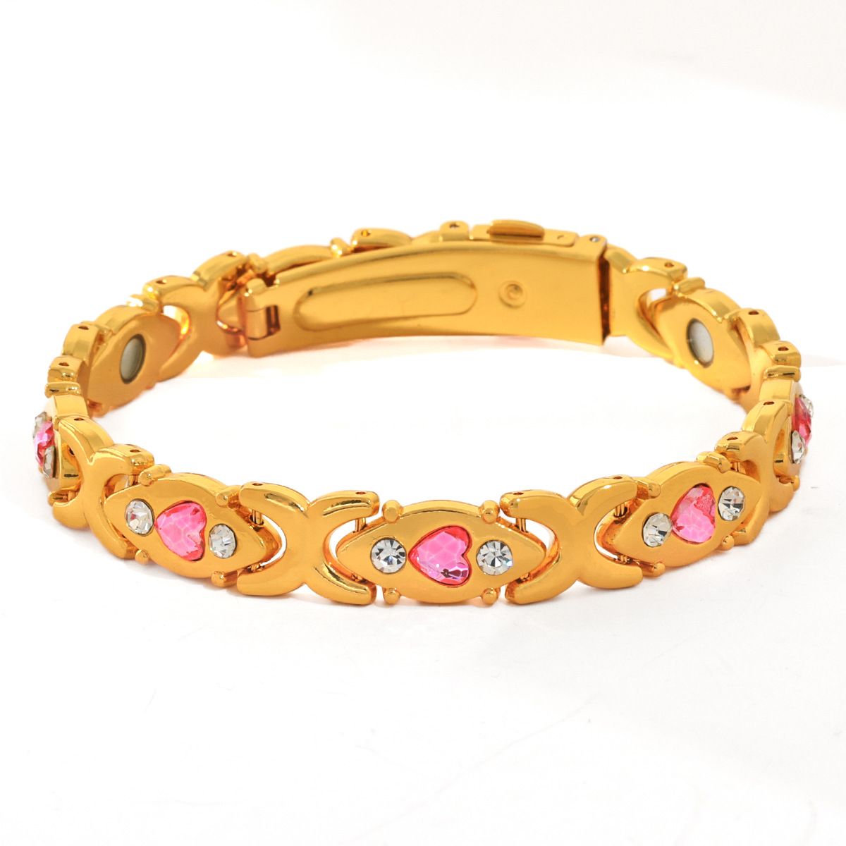 Diamant rose doré - Aimant complet