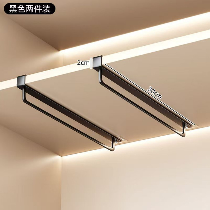 Black - 30CM (Pack of 2)