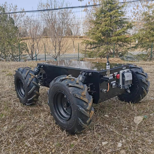 4 колеса приводной двигатель 4WD умный автомобиль Pwt1000 мобильный робот Платформа 4WD электрическая шина протокол робот Платформа - Product Image 1