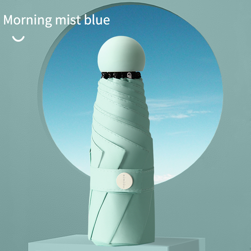 nebbia mattutina blu