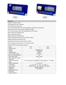 BNT-PCE Factory Price Counting <strong>Function</strong> Bench Scale Wholesale Weighing <strong>Indicator</strong> With LED Screen Inner Printer - Product Image 5