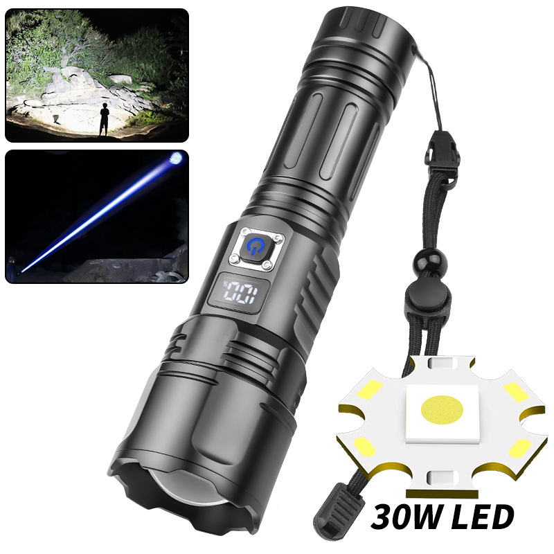 8700 white laser flashlight USB cable (batteries not included)