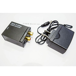 Convertidor de audio Digital a analógico, con cargador/con cable usb/con cable óptico AUX, caja de Metal - Product Image 3