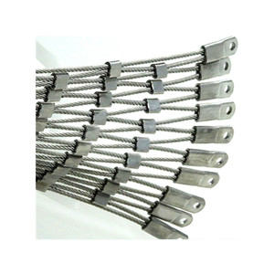 BRAND 2X2 3X3 4X4 6X6INCH HOLE <strong>SIZE</strong> <strong>MESH</strong> 1 1.2 1.5 2 3 5MM DIAMETER WIRE ROPE <strong>MESH</strong> for ZOO - Product Image 6