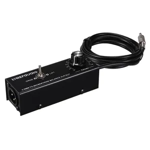 Nivel de micrófono de conversión estéreo de 3,5mm señal equilibrada interfaz XLR salida altavoces de PVC combinación blindaje Stock disponible - Product Image 2