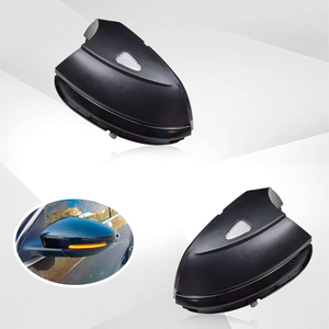 VW Passat için B7 CC Scirocco MK3 Jetta MK6 EOS Beetle R LED dinamik dönüş sinyali flaşör sıralı yan ayna gösterge ışığı - Product Image 1