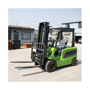Ucuz elektrikli Forklift 1.5Ton 2Ton 3Ton yürüyüş palet istifleyici taşıma ekipmanları makinesi Fork Lift - Product Image 1