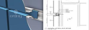 Кронштейн системы крепления для облицовки стен из алюминиевой панели - Product Image 5
