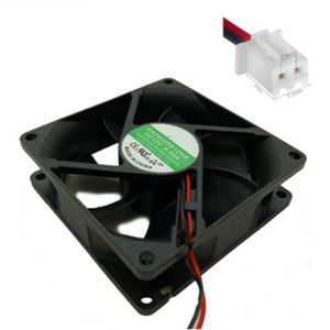 PengYing IC12VクーラーファンforPC2ピン80x80x25mmコンピューターCPUシステムヒートシンクブラシレス冷却ファン8025DA08025B12HA - Product Image 1