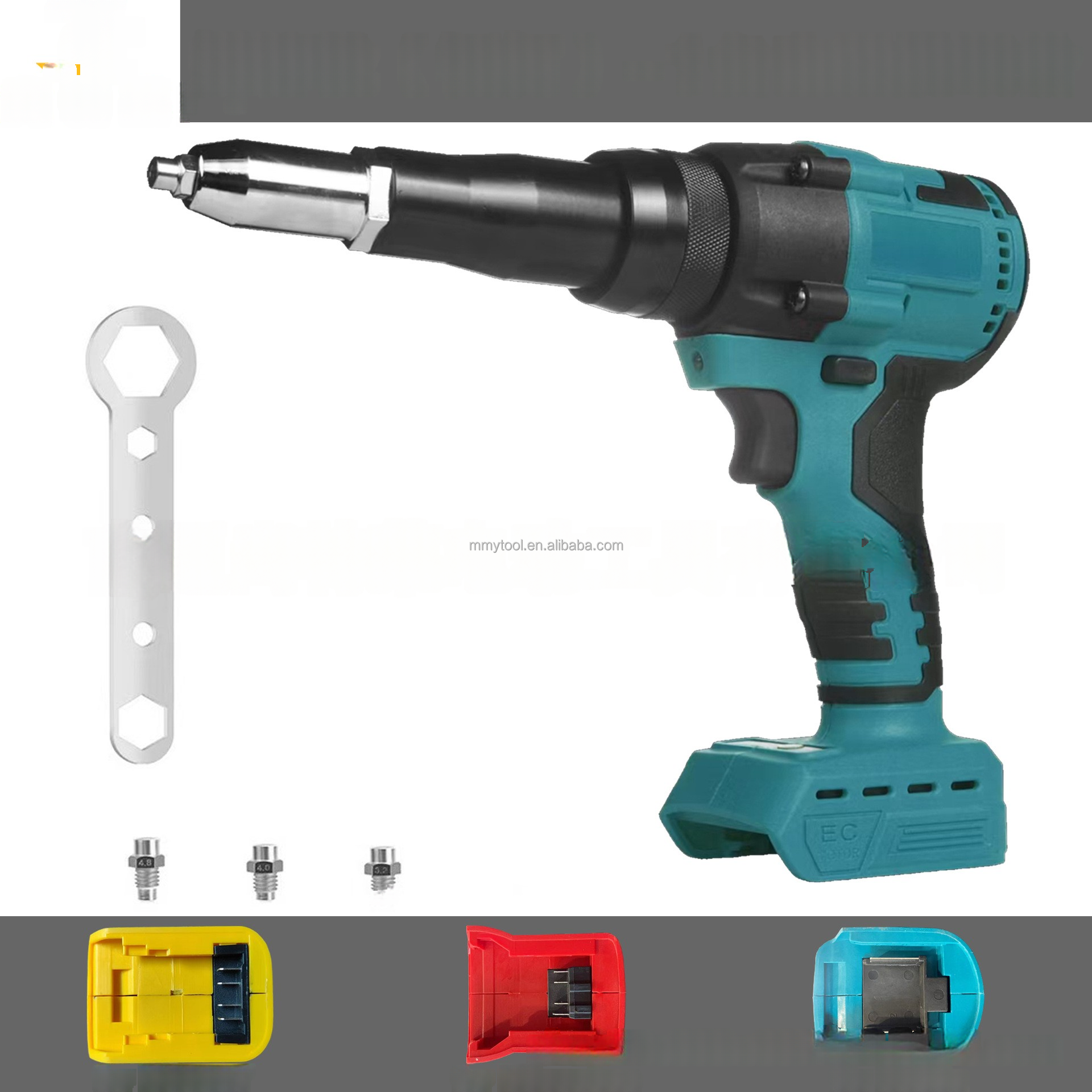 Pistolet à rivets pour clous en aluminium
