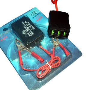 Mobile Phone Clip <strong>Charger</strong> Three U Clip Mobile Phone <strong>Charger</strong> DC Emergency Charging DC Battery Clip <strong>Charger</strong> <strong>One</strong> to Three - Product Image 3