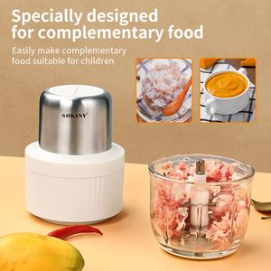 Sokany Meat <strong>Grinder</strong> Change <strong>Speed</strong> Gear Box Smooth Running <strong>Low</strong> Noise and Strong Chopping Meat Blender - Product Image 5