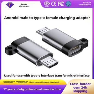 OTG adattatore tipo-C telefono Android Cross-Border compatibile cavo USB per la ricarica Mobile di trasferimento dati treccia per Computer - Product Image 5