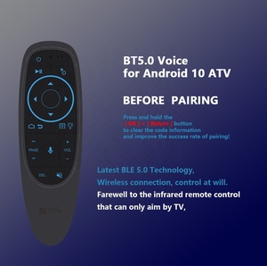 Yeni G10s pro kablosuz uzaktan kumanda arkadan aydınlatmalı 2.4 & BT5.0 çift modül hava fare ile uyumlu ATV ses ve IR öğrenme - Product Image 6