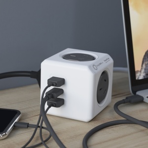Multi UK EU US India adattatore spina 4 presa universale striscia di alimentazione con 3 porta Usb C presa di estensione cubo - Product Image 2