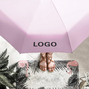 DD1259 cep taşınabilir Mini şemsiye kapsül 8 kaburga manuel Logo ve kılıf ile kompakt özel güneş koruma yağmur şemsiye - Product Image 6
