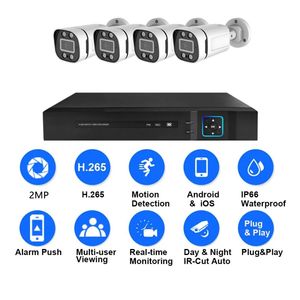 Sistema di telecamere di sicurezza 8mp 8 canali per la casa all'aperto 4ch Ahd Dvr Kit 8ch 5mp telecamere Ip telecamere di sorveglianza sistema di telecamere di sicurezza - Product Image 4