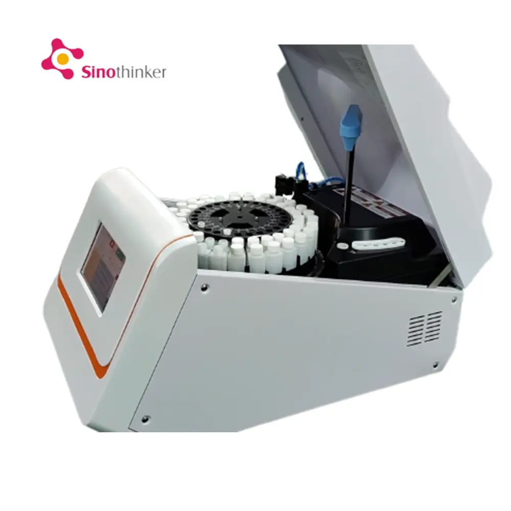 Máquina automática completa clínica do teste sanguíneo do tela táctil do preço do Sinothinker Analisador bioquímico