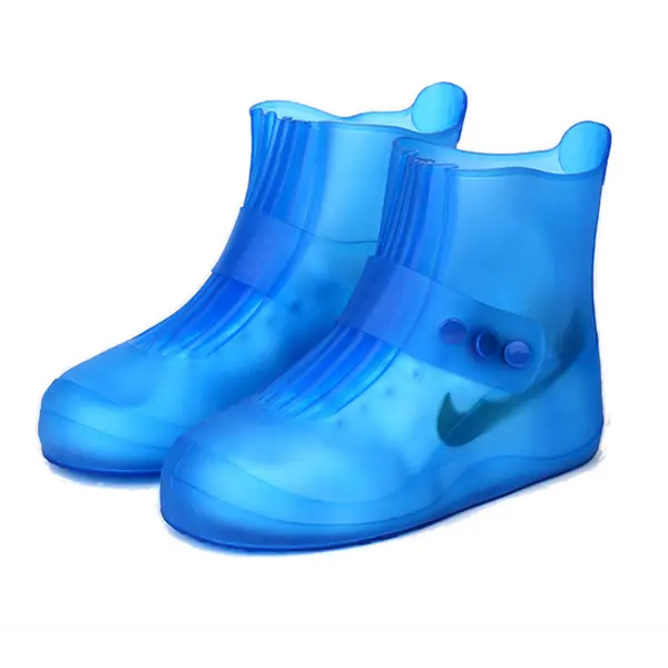أحذية للجنسين واقية من الانزلاق في الهواء الطلق البلاستيك أغطية المطر للماء