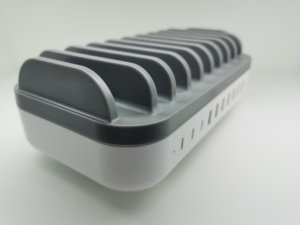 Universal Multi Charger 120W 10 Port Drei Typ C Sieben USB-Schnell ladestation für mehrere Geräte USB 2.0 Hub - Product Image 4