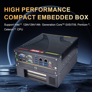 Pc de control industrial Computadora Mini caja integrada Pc sin ventilador Todo en uno para sistema automatizado - Product Image 3