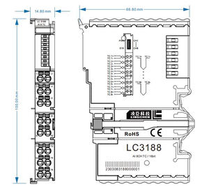 8ch Insert Type Analog <strong>Input</strong> Module Ethernet <strong>Modbus</strong> Remote Io Module <strong>Input</strong> and <strong>Output</strong> Io - Product Image 2