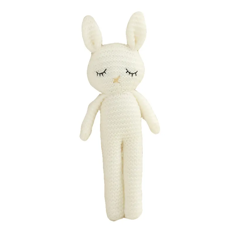 Jouets en peluche personnalisés au crochet tricot poupées en peluche pour enfants livraison directe pour cadeaux de bébé chrochet en peluche lapin jouets