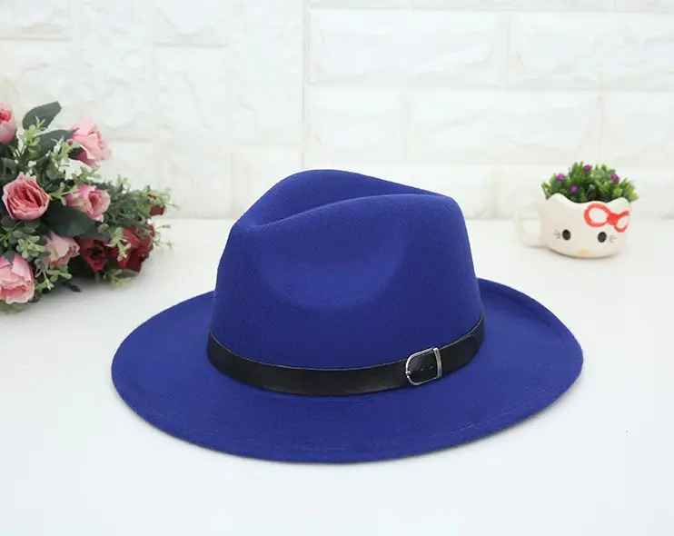 Borsalino — chapeau vintage pour homme, à large bord, panama, sora, en feutre