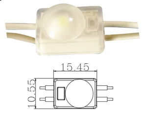 ミニLEDモジュール0.36ワット12VDCレンズビーム角160度LEDサインモジュールIP65ブランドボードサインライトボックス用 - Product Image 5