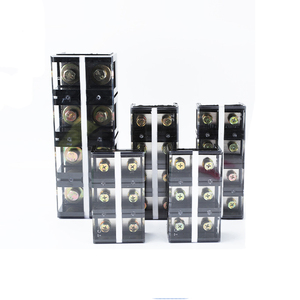 TC604 TC Series <strong>Fixed</strong> Screw <strong>Terminal</strong> <strong>Block</strong> TC-60A 4 Ways 600V Wire Connectors Electric Barrier Screw <strong>Terminal</strong> Strip - Product Image 4