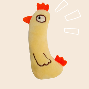 Juguete para gatos de pollo de alta calidad, artículo de juego Premium relleno de hierba gatera para gatos, mejora la diversión de unión - Product Image 1