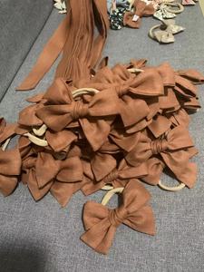 Baby Girl Custom Handcraft Baby <strong>Bows</strong> Toddler <strong>Bow</strong> Set Neutral Hair <strong>Bows</strong> - Product Image 5