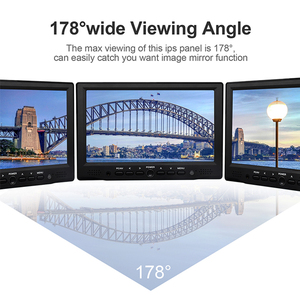 Cámara de vigilancia, Monitor de TV de 7 pulgadas, con VGA, BNC, AV, entrada HDM-I, Ed