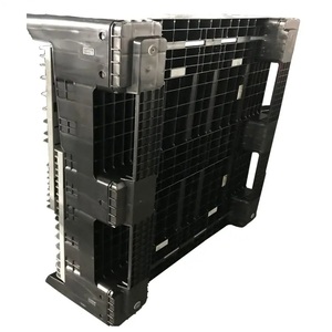 Paleta de plástico a granel plegable grande, apilable, grande y resistente, caja grande plegable/contenedor de almacén para almacenamiento - Product Image 5